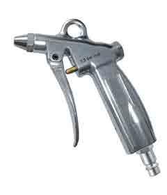 Ofukovací pistole A15 vybavená regulá- robustní hliníková ofukovací pistole se základní 1,5mm tryskou torem tlaku vstupujícího stlačeného vzduchu