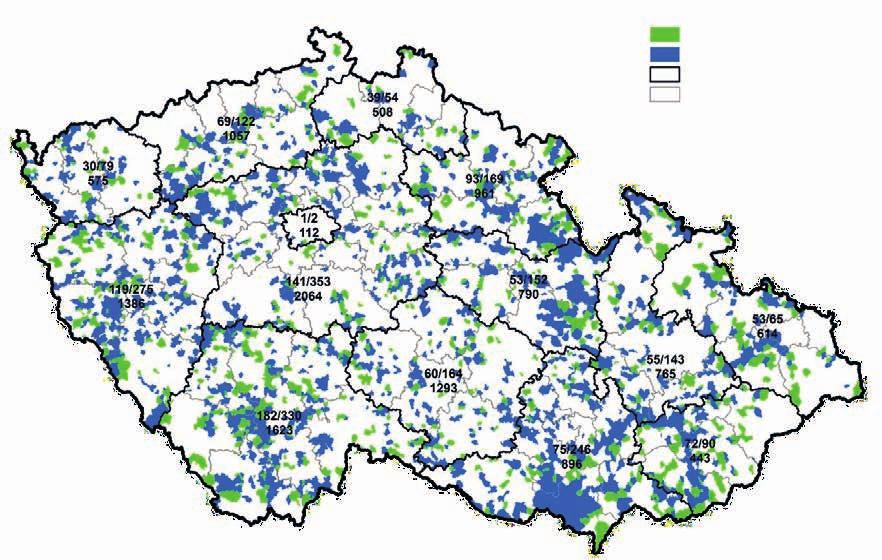 Zpráva o stavu vodního hospodářství České republiky v roce 2017 toků především v zastavěných částech území.
