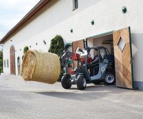 2 Jedna ruka stačí na ovládání všech funkcí a pohybů stroje pomocí