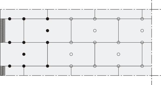 Příklady rozmístění hmoždinek na izolačních deskách EPS grafit.