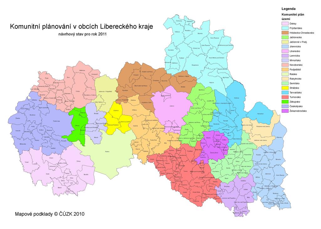 C.1.2 ÁVRH DOPORUČEÍ PRO DOPRCOVÁÍ KOMUITÍCH PLÁŮ V této kapitole jsou shrnuta zásadní doporučení pro další postup při zpracování či doplnění komunitních plánů na území Libereckého kraje.
