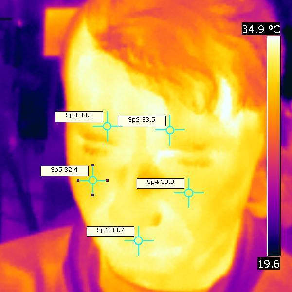 Střední teplota pokožky [ C] Centrum kompetence Činnost A03: Dynamický model lidského tepelného komfortu a jeho validace 20 C 36 35 34 33 32 31 Teplota v klimakomoře 20 C 30