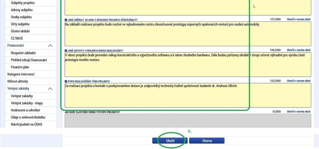 Pokud výstup projektu nespadá do žádného zvýše uvedených CZ NACE, pak kód celní produkce nevyplňujte!