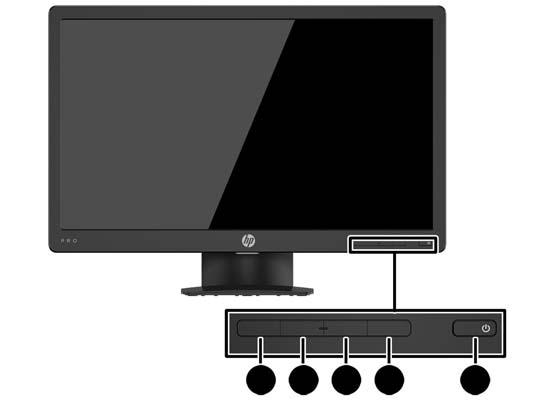 5 Konektor zvukového vstupu (pouze u vybraných produktů) Slouží k připojení audiokabelu ze zdrojového zařízení k monitoru.