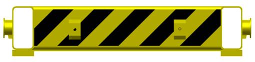Bočnice rámu jsou tvořeny jäckly o rozměrech 300x150mm a síle stěny 6mm z konstrukční oceli HS S355J2H [7].