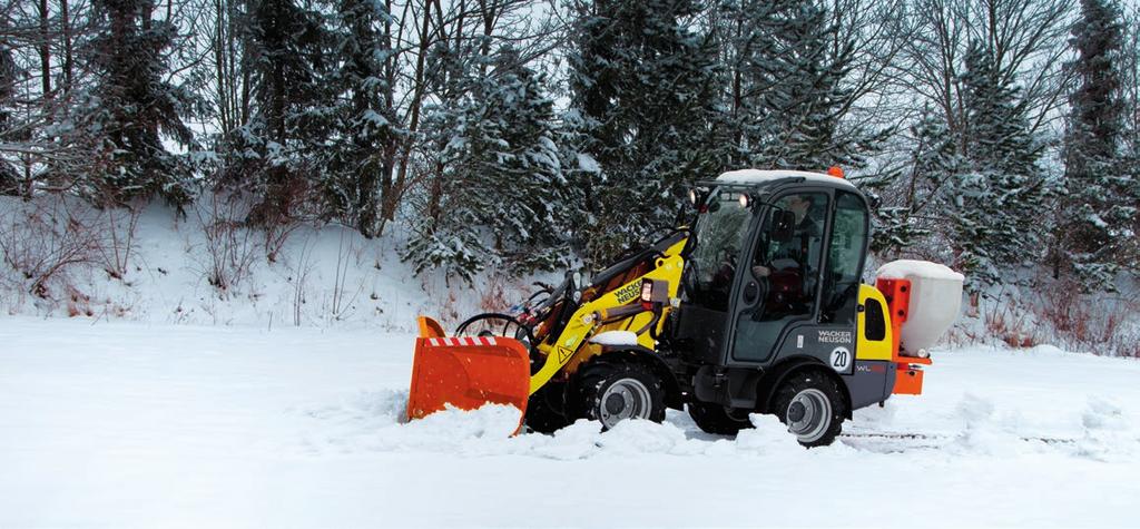 S Wacker Neuson zvládnete zimu skvěle. Naše kolové nakladače WL28 v zimě!