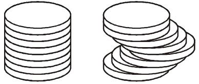 Hustota, objem Úloha 1: Váleček z mincí Vezměte 10 stejných mincí a vytvořte sloupeček. Vypočítejte jeho objem. Pomocí digitálních vah určete hmotnost mincí. Vypočítejte hustotu mincí.