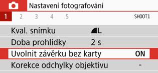 Pokud chcete ztišit zvukovou signalizaci pouze pro dotykové ovládání, vyberte možnost [Dotkněte se n].