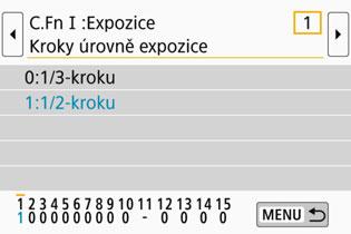 Pokud chcete nastavit další uživatelské funkce, opakujte kroky 2 až 3.