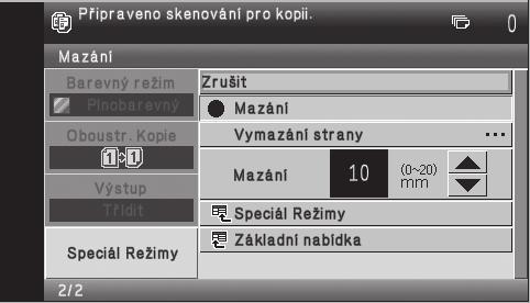 Důležité pokyny k obsluze (1) (3) (2) (1) Je-li vybráno zaškrtávací okénko a stiskne se tlačítko [], zobrazí se značka indikující, že nastavení je zapnuto.