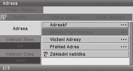 VÝHODNÉ ZPŮSOBY ODESÍLÁNÍ K dispozici jsou funkce jako jednotlačítkové odeslání, opětovné odeslání a další užitečné funkce odesílání, které usnadňují odeslání obrazu.