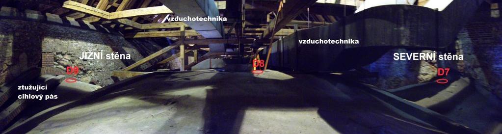 Celodenní měření svislých posunů stropní klenby Obrázek 8.