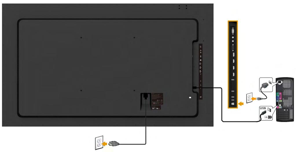 Připojení kabelu USB 3.