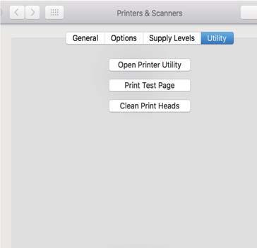 Řešení problémů Mac OS V nabídce > Tiskárny a skenery (nebo Tisk a skenování, Tisk a fax) vyberte možnost Předvolby systému a poté vyberte tiskárnu.