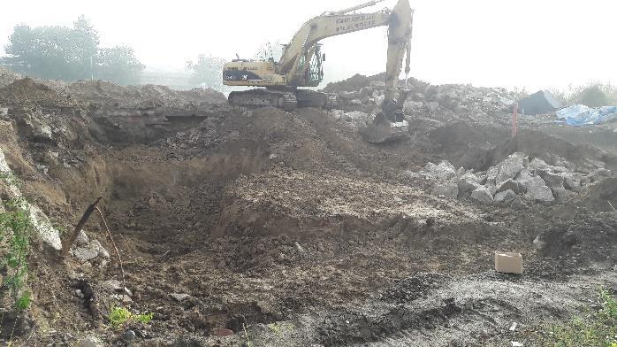 Je zřejmé, že sanace v podobě úplného odstranění kontaminované zeminy až na hladinu podzemní vody do hloubky cca 20 m by nebyla reálná.