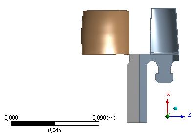 KAPITOLA 5. PŘÍPRAVA SIMULACE 25 5.2 Vytvoření sítě v prostoru pod lopatkami Prostor pod lopatkami byl síťován za použití ICEM CFD.