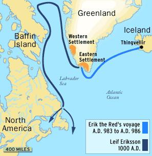 - je velmi pravděpodobné, že Vikingové byli prvními Evropany, kteří dorazili k