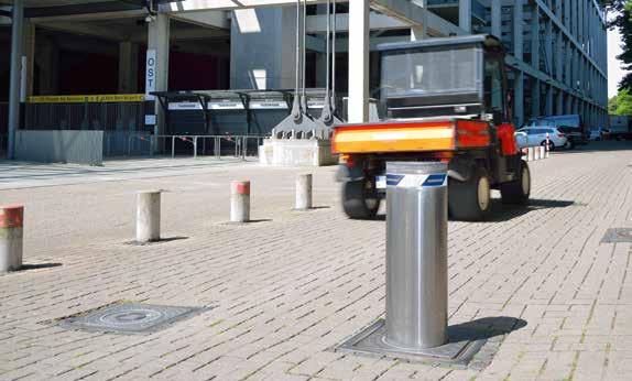 Security Line Bezpečnost soukromých i veřejných prostor Automatické sloupky K dispozici
