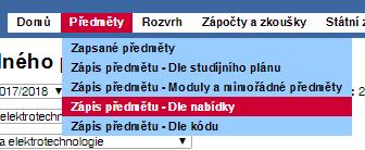 ných zápisech jsou zapsány i předměty s nesplněnou prerekvizitou.