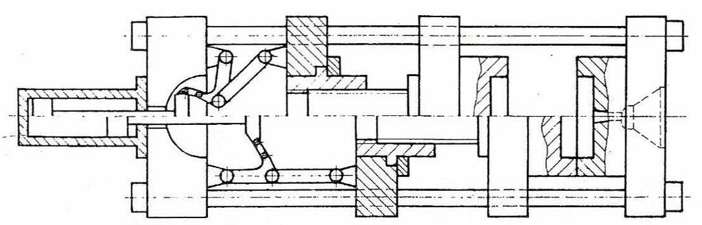 UTB ve Zlíně, Fakulta technologická 14 Obr.5 Hydraulickomechanická uzavírací jednotka [5] Elektromechanická uzavírací jednotka Hydraulické jednotky jsou velmi energeticky náročné.