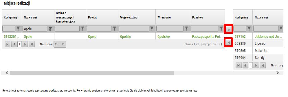 Uwaga: obszar oddziaływania projektu może być większy niż tylko miejsca realizacji rzeczowej realizacji działań.