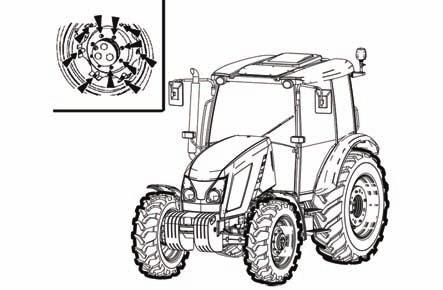 Všeobecné zásady při zajíždění nového traktoru v průběhu prvních 100 Mh provozu Během prvních 100 Mh provozu: zatěžujte motor normálně vyhněte se provozu na částečné zatížení motoru vyhněte se