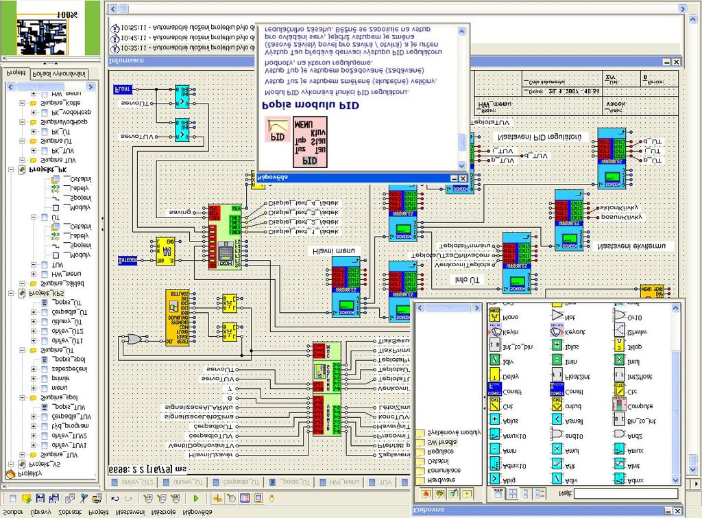 FRD grafické prostředí pro tvorbu aplikačních programů řídicích systémů PROMOS line Popis hardwarové konfigurace Podle skutečné konfigurace (např.