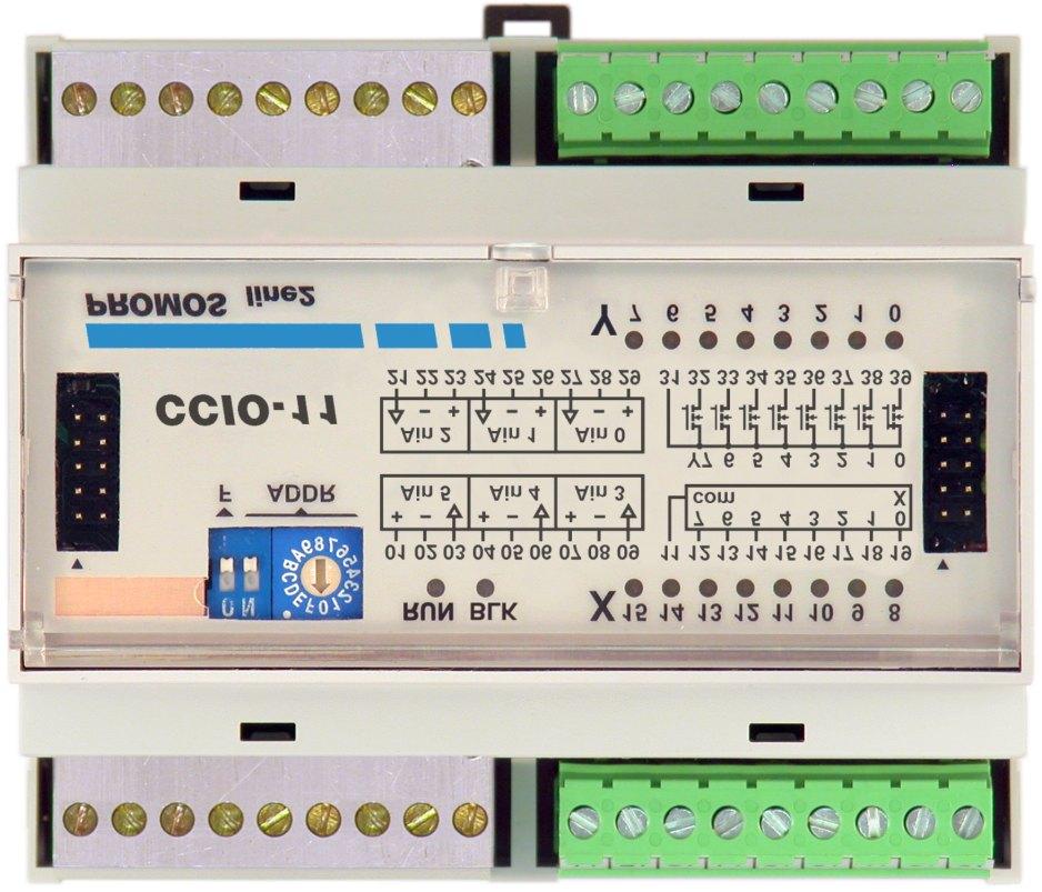 CCIO- SCIO- CANopen/sériový modul vstupů pro termočlánky log.