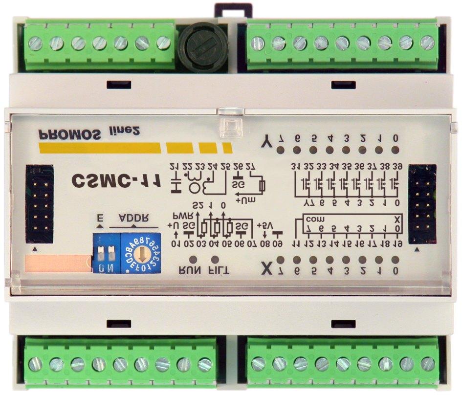CSMC- CANopen/sériový modul řízení krokových motorů log.