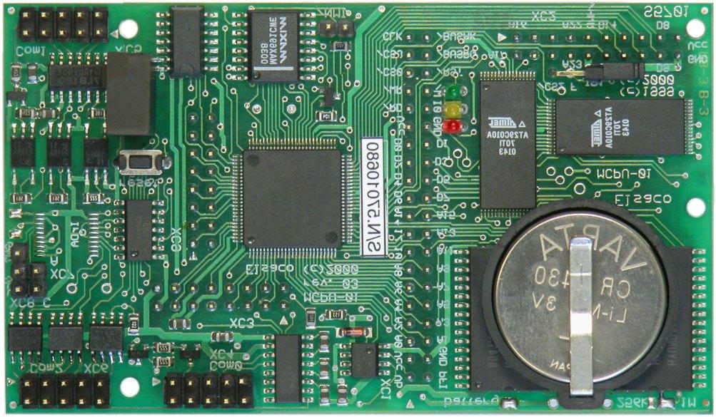 MCPU-0 šestnáctibitový univerzální procesorový modul Procesor Toshiba TMPCF Hodinový kmitočet MHz Plná šestnáctibitová sběrnice SRAM MB, Flash PROM MB Obvod reálného času Watch Dog, Power Fail Tři