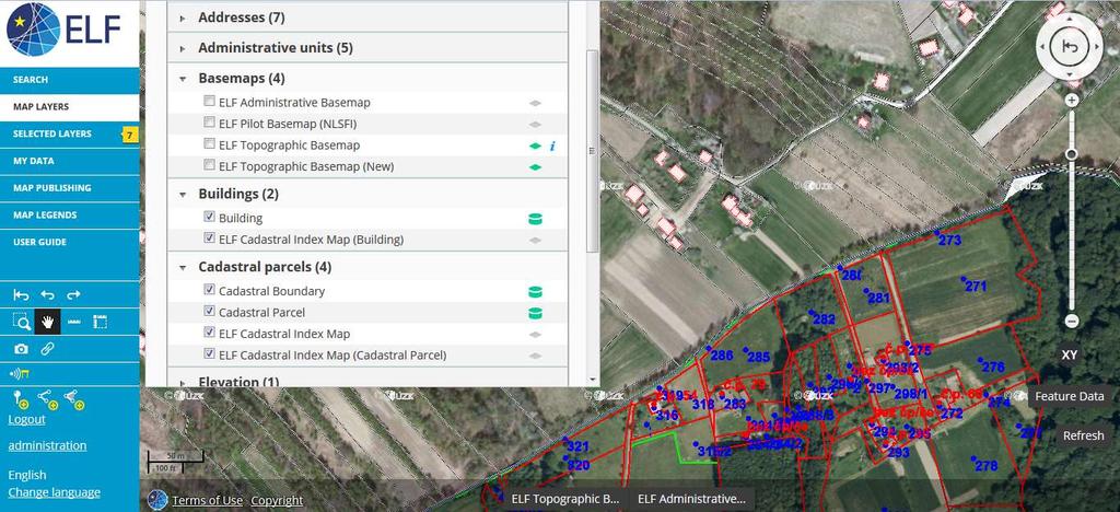 Vznikají Základní mapy ELF Cadastral