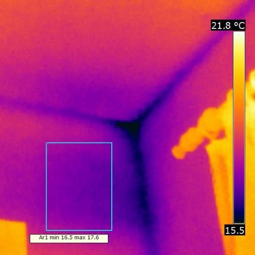 26. Interiérový snímek Datum snímku: 6.2.2016 9:41 Min [ C] Max [ C] Průměr [ C] Jméno snímku: IR_3802 Celý obraz