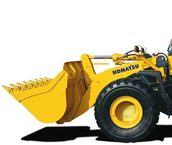 Stručný přehled Efektivní a výkonný kolový nakladač WA430-6 je vybaven zdokonalenou technologií hnacího ústrojí Komatsu a špičkovým motorem, který nabízí vysoký výkon a kroutící moment již při