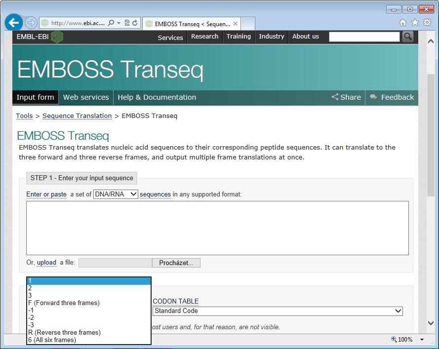 EMBOSS Transeq http://www.ebi.