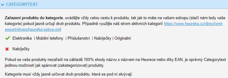 Kompletní nápovědu najdete zde: https://sluzby.heureka.