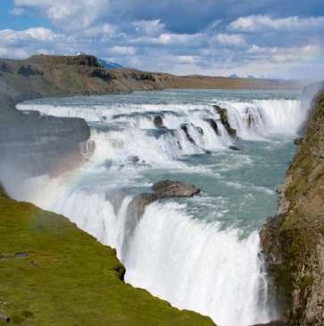 vodopádů, vyhlášené islandské skleníky, národní park Skaftafell s ledovcovou lagunou Jökulsálrón pod největším ledovcem v Evropě, NP Jökulságljúfur s nejmohutnějším vodopádem Evropy - Dettifossem,