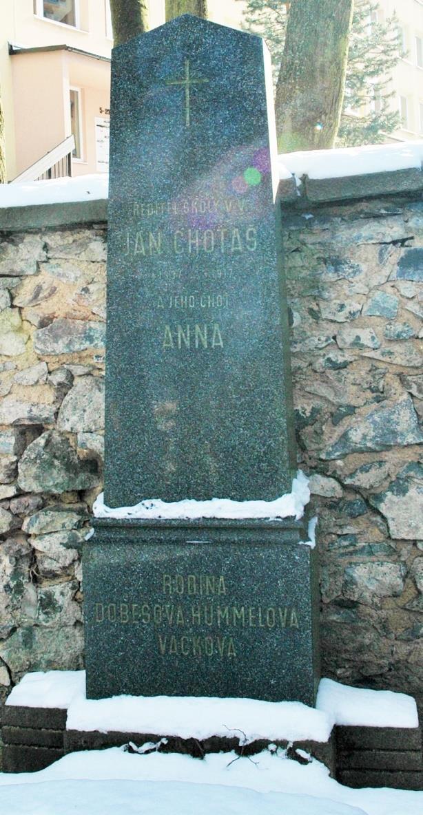 Jan Chotaš (1837 1917), 1867 1898 řídil březohorskou školu Dbal na zlepšení školní docházky a zlepšení