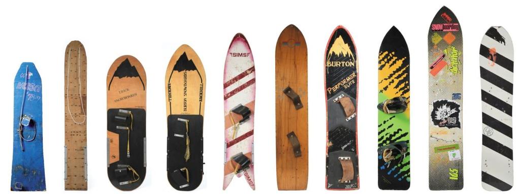 Snowboardy, které Váša vyráběl, byly v podstatě kopiemi Burton snowboardů série Backhill a Performer. (Večerka M. 2003, s.