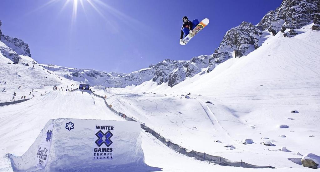 Slopestyle, Big air nebo Superpipe (velká U-rampa). Jedná se o jednu z nejprestiţnějších snowboardových disciplín. (Wikipedia.