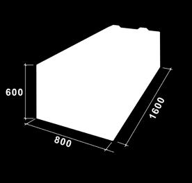 CB I, CB II CB III D ma 22mm 3 233 D ma 22mm 3 026 Beton je nutno specifikovat dle ČSN EN 206 a ČSN EN 13877-1 BETONOVÉ BLOKY dle ČSN EN 15258 Bloky se používají pro výstavbu dělících stěn, boů pro