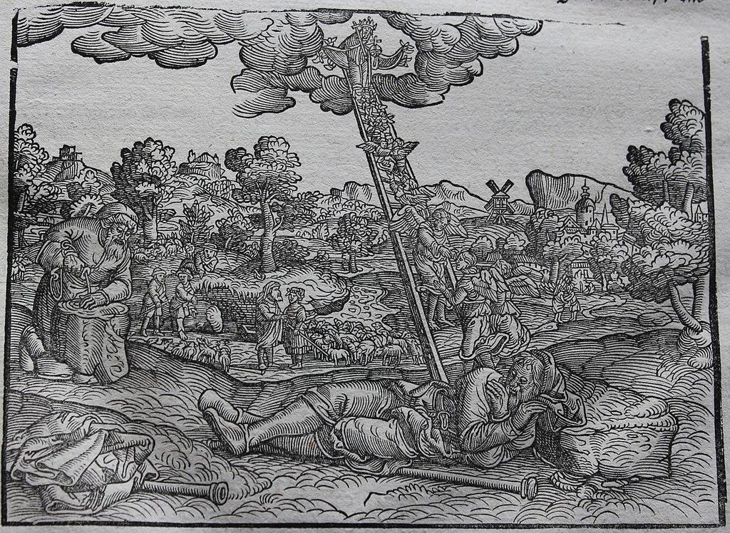 Ilustrovaná Lutherova Bible (1534) - JÁKOB PUTUJE - ROZDĚLENÍ V