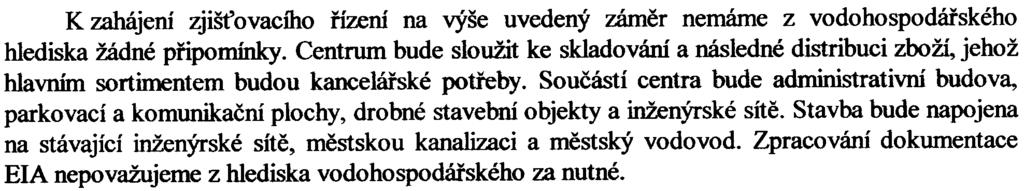 Souèástí centra bude administrativní budova, parkovací a komunikaèní plochy, drobné stavební