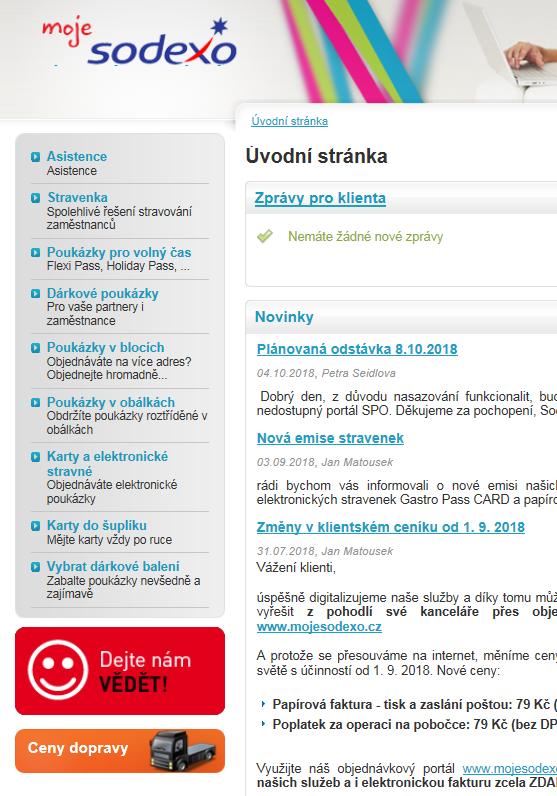 7. Reklamace spojené s objednávkou Při potížích s objednávkou je možné použít formulář, kde zadáte číslo objednávky a popis problému.