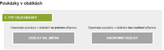 1. Úvod Tento dokument vám pomůže lépe pochopit, co je to objednávka poukázek v obálkách a jak takovou objednávku vytvořit. 1.1 Co jsou to poukázky v obálkách?