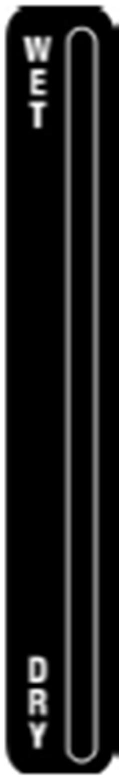 Grafický ukazatel vlhkosti Grafický ukazatel znázorňuje pomocí tří barev výsledek měření v rozmezí WET / DRY (mokrý/suchý).