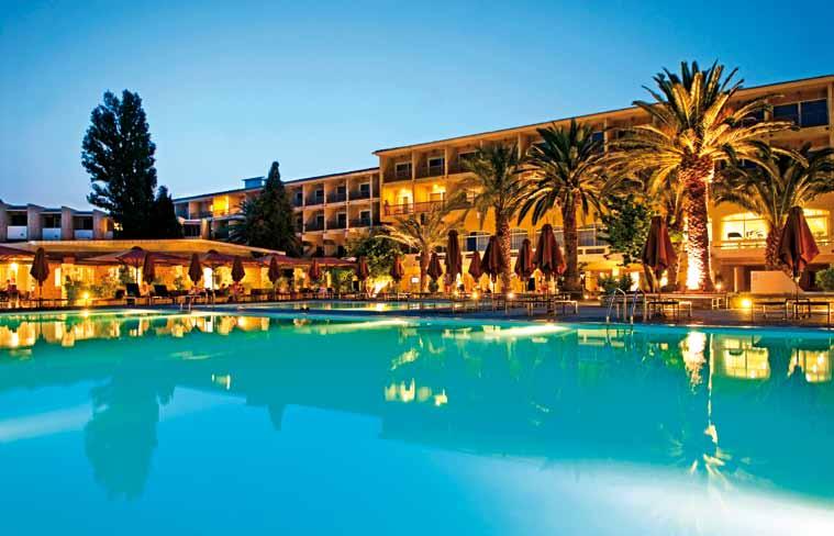 Hotel Doryssa Seaside Resort ***** Služby hotelu jsou velmi kvalitní a hotel opakovaně obdržel ocenění jako jeden ze sta nejlepších hotelů v Evropě.