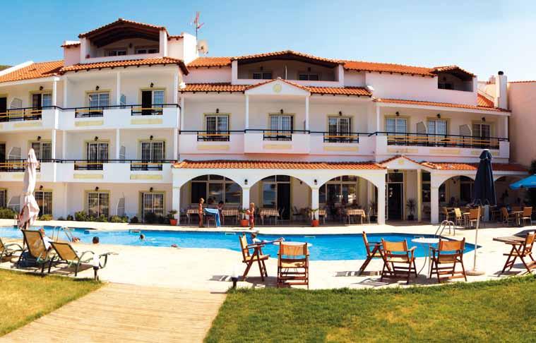 Hotel Rachoni Resort *** Příjemné prostředí, útulné ubytování s rodinnou atmosférou, dobrý standard služeb, hezká pláž a průzračně čisté moře.