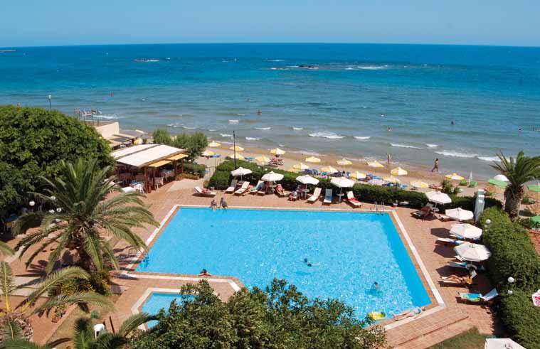 Hotel Zephyros ***+ Příjemný hotel rodinného typu vhodný zejména pro rodiny s dětmi s vynikající polohou přímo u písčité pláže.