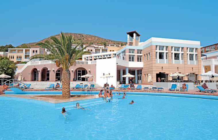 Hotel Fodele Beach ****+ Hotelový komplex s výbornými službami a nádherným výhledem na moře, hory a záliv u krásné pláže. Největší atrakcí a lákadlem hotelu však je bezesporu rozsáhlý aquapark.