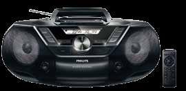s CD/MP3 Philips Z787 - kazetová mechanika s funkcí utostop, CD přehrávač - vstup (MP3/WM),